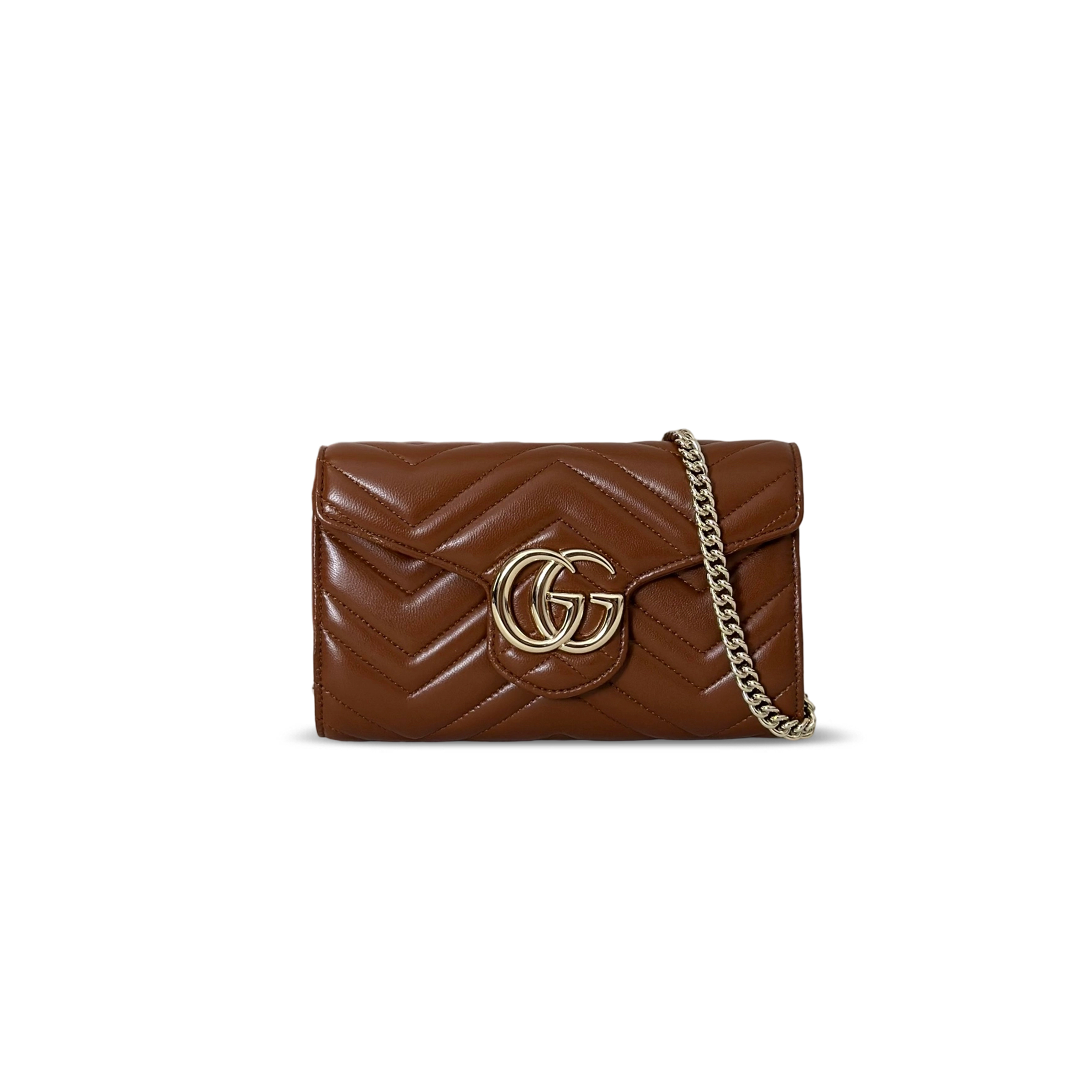 GUCCI GG MARMONT SERIES CHAIN WALLET 837745 (20*12*4cm)